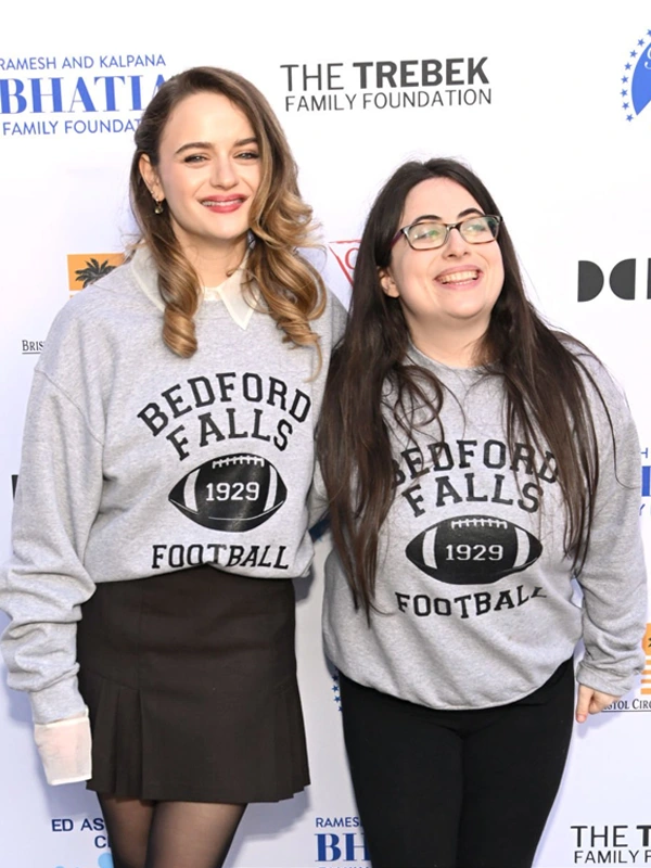 Joey King 1929 Bedford Falls Football Grey Sweatshirt