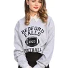 Joey King Bedford Falls Sweatshirt Grey