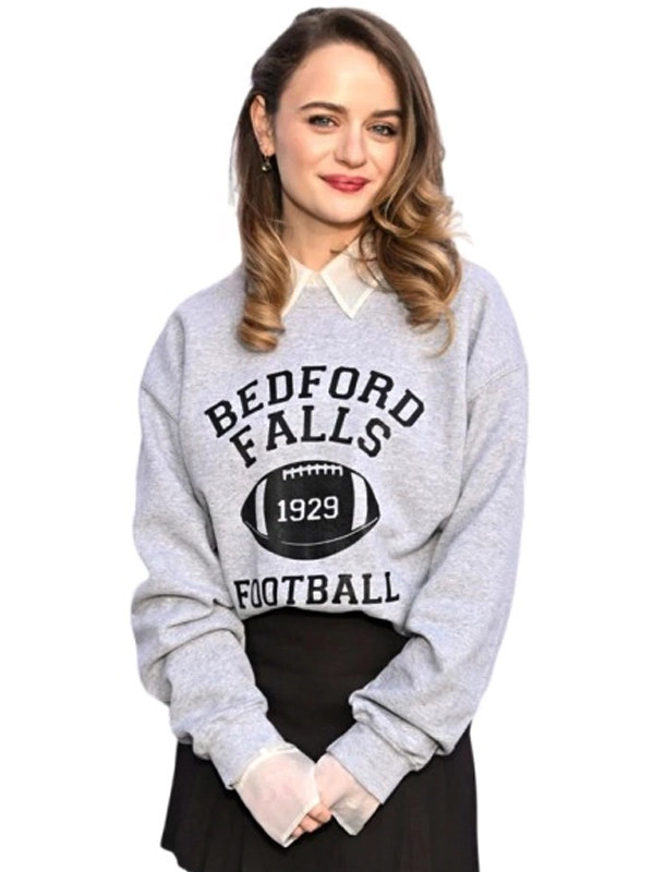 Joey King Bedford Falls Sweatshirt Grey