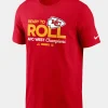 Kansas City Chiefs Nike 2024 AFC West Division Champions Locker Room Trophy Collection T-Shirt - Red