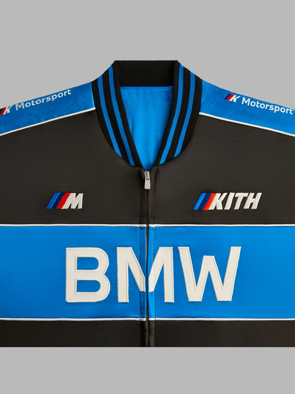 Kith BMW Souvenir Moto Bomber Jacket Black