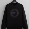 Kith Hanukkah Crystal Nelson Crewneck Black