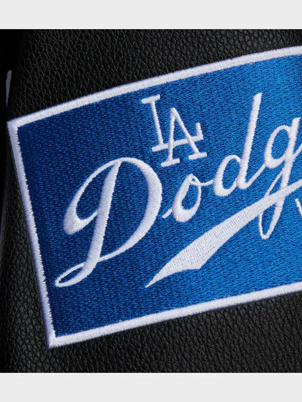 LA Dodgers Black Varsity Jacket