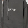 Live Fast Die Young Hoodie Grey