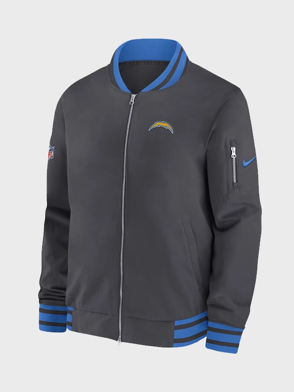 Los Angeles Chargers Nike Bomber Jacket Black