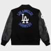 Los Angeles Dodgers Black Out Collection Vintage Logo Full-Snap Varsity Jacket