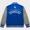 Los Angeles Dodgers Primetime Vintage Blue Satin Full-Snap Varsity Jacket