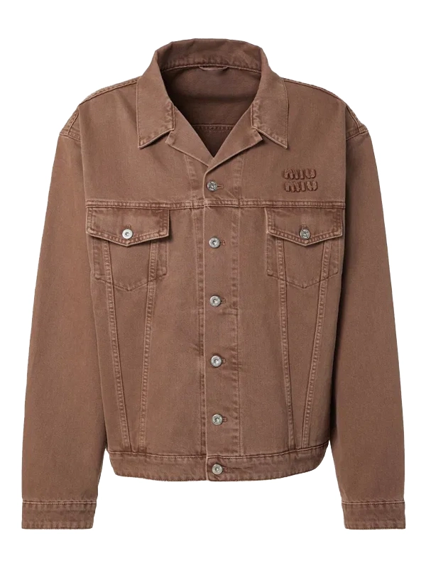 MIU MIU Denim Jacket Brown