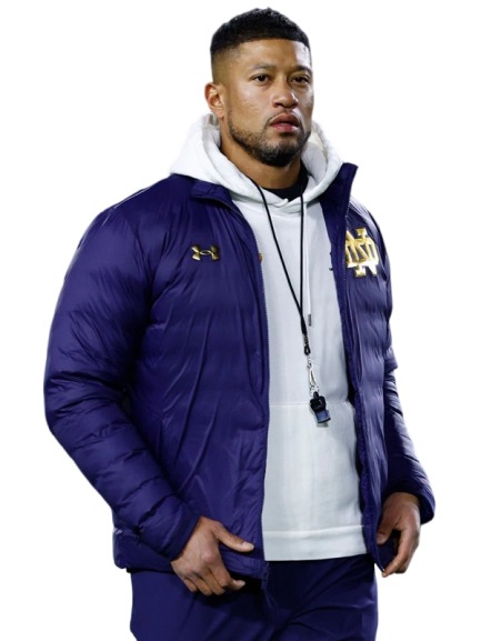 Marcus Freeman Notre Dame Jacket Puffer