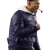 Marcus Freeman Notre Dame Puffer Jacket Blue