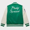 Men's Kelly Green Philadelphia Eagles Primetime Philly Special Satin Full-Snap Jacket Green