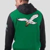 Men's Philadelphia Eagles Starter Kelly Green Extreme Vintage Logo Pullover Hoodie