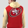 Men's Starter Scarlet San Francisco 49ers Extreme Pullover Hoodie