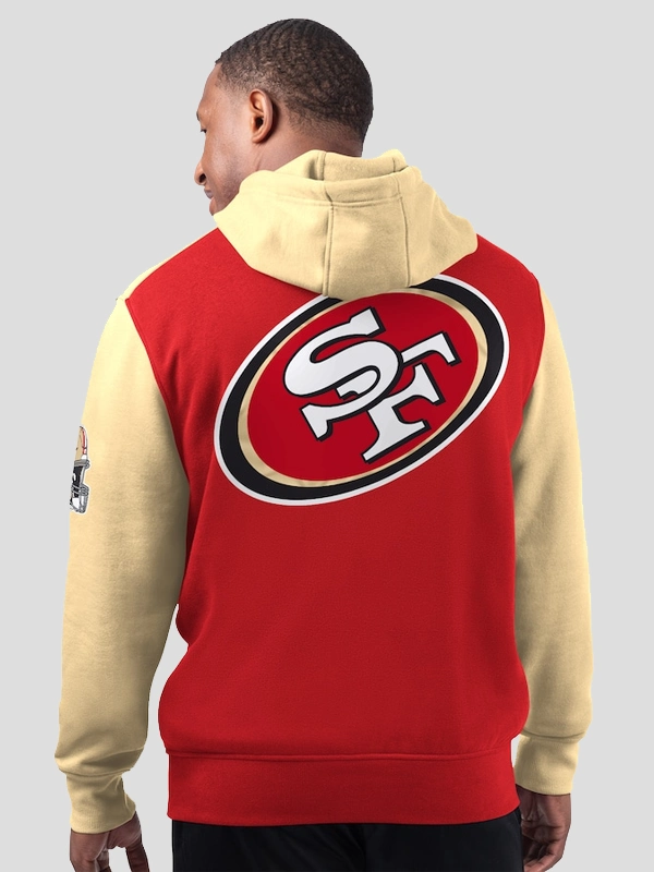 Men's Starter Scarlet San Francisco 49ers Extreme Pullover Hoodie