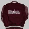 Mia Yim Virginia Union University Maroon Varsity Jacket