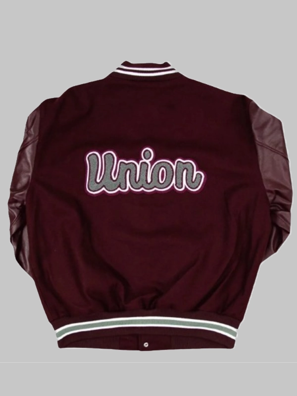 Mia Yim Virginia Union University Maroon Varsity Jacket