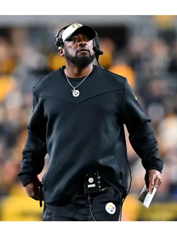 Mike Tomlin Pittsburgh Steelers Black Sweatshirt