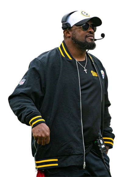 Mike Tomlin Steelers Bomber Jacket Black