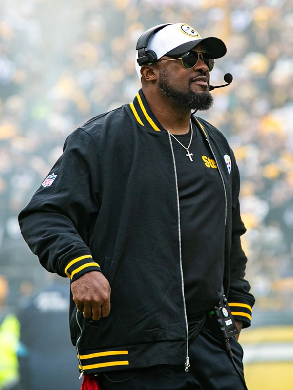 Mike Tomlin Steelers Nike Bomber Jacket