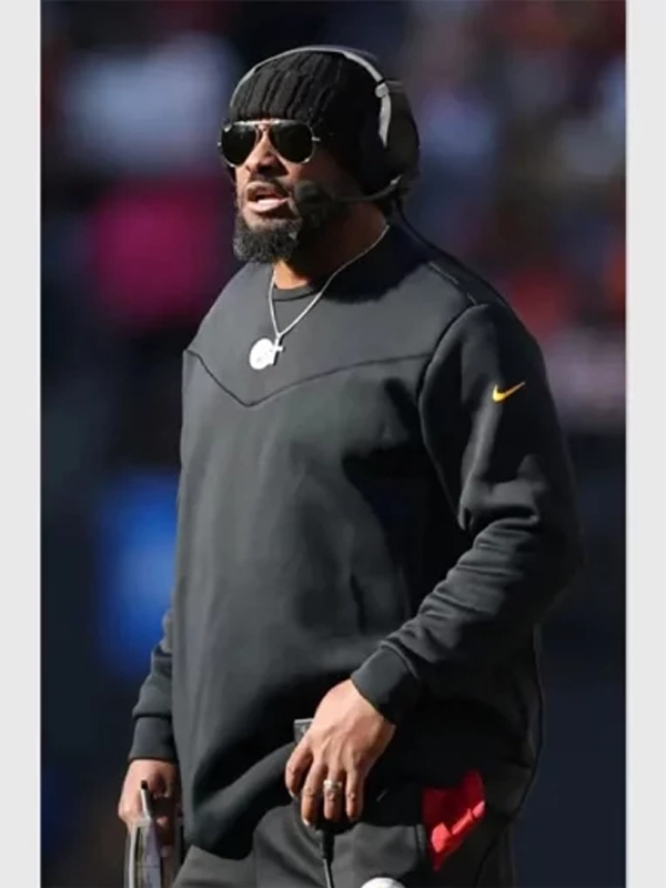 Mike Tomlin Steelers Sweatshirt Black