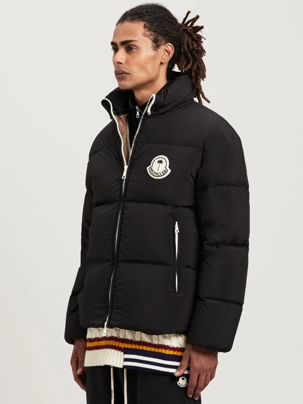 Moncler x Palm Angels Black Puffer Jacket