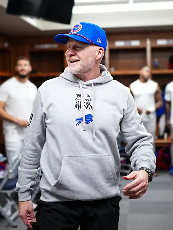 NFL Be A Change Bills Hoodie Grey