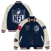 NFL GOLF WANG Letterman Full-Snap Jacket Blue