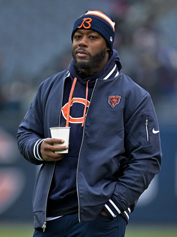 Nike Chicago Bears Bomber Jacket Thomas Brown