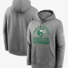 Nike Men's Philadelphia Eagles Grey Logo Pullover Hoodie