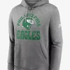 Nike Philadelphia Eagles Grey Logo Hoodie