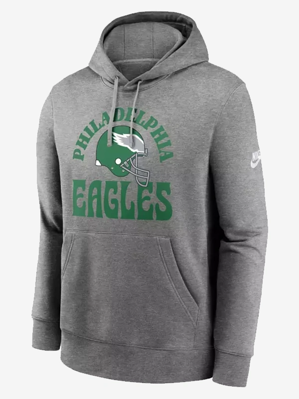 Nike Philadelphia Eagles Grey Logo Hoodie