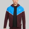 Nike Tech Windrunner Burgundy Reflective Jacket