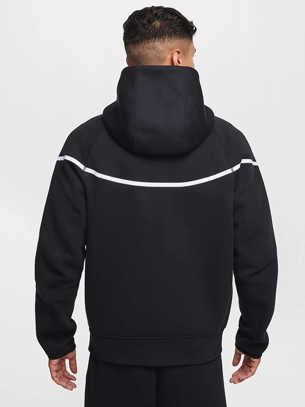 Nike Tech Windrunner Men's Reflective Design Details Fleece Full-Zip Jacket Black