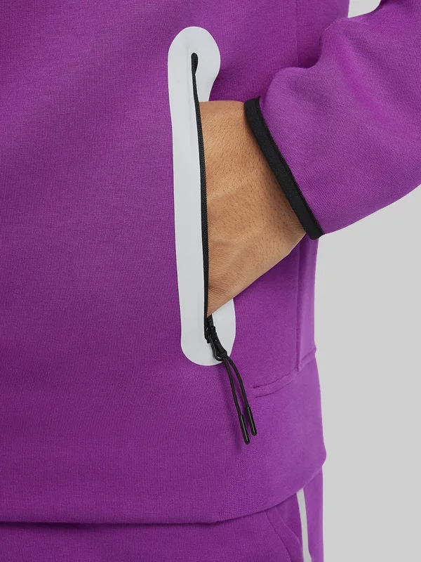 Nike Tech Windrunner Reflective Design Details Fleece Full-Zip Pink Jacket