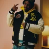 OVO The Simpsons Varsity Jacket Black & White