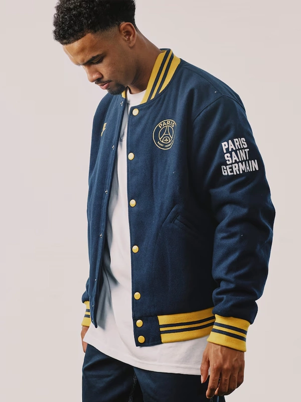 PSG Nike Cycling Redefined Blue Varsity Jacket