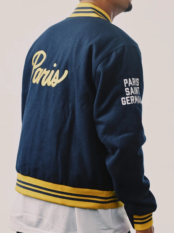 PSG Nike Cycling Redefined Varsity Jacket Blue