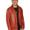 Pete Davidson Brown Leather Jacket