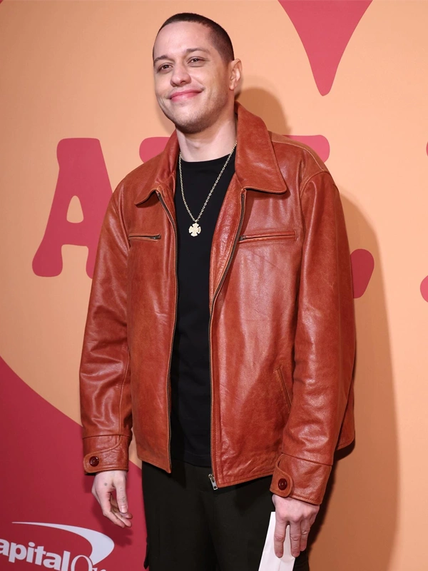 Pete Davidson Leather Jacket