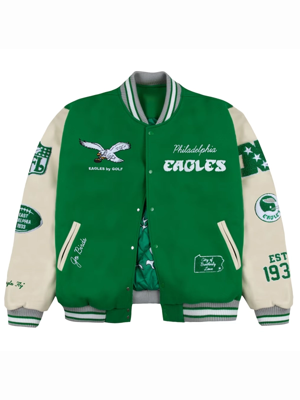 Philadelphia Eagles GOLF WANG Letterman Varsity Jacket