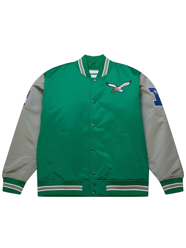 Philadelphia Eagles Primetime Heavyweight Satin Jacket