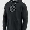 Pittsburgh Steelers Fanatics Elements Pace Fleece Pullover Hoodie - Black