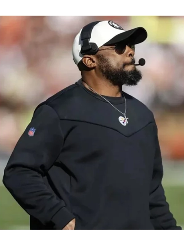 Pittsburgh Steelers Mike Tomlin Black Sweatshirt