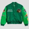 Power Rangers Green Varsity Jacket