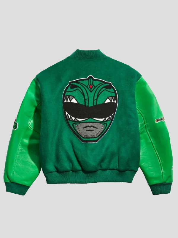 Power Rangers Varsity Jacket Green