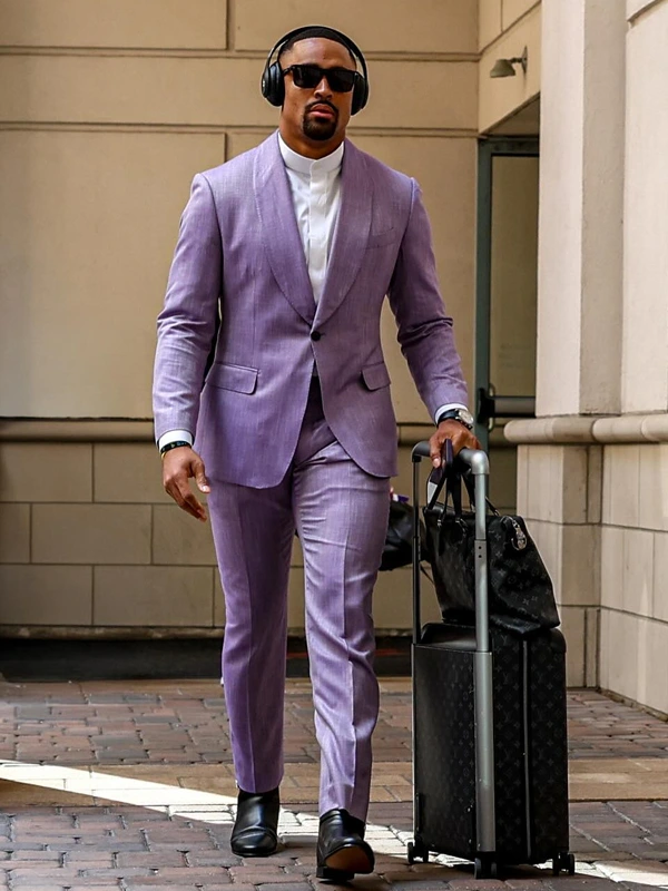 Purple Suit Jalen Hurts