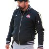 Ryan Day Ohio State Buckeyes Bomber Jacket Black