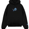 SANA x Detroit Lions Skeleton Black Hoodie