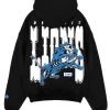 SANA x Detroit Lions Skeleton Hoodie Black