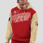 San Francisco 49ers Starter Scarlet Extreme Hoodie